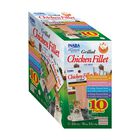 Filete De Pollo A La Parrilla Inaba Premium De Cat Treats, 25 G X 10