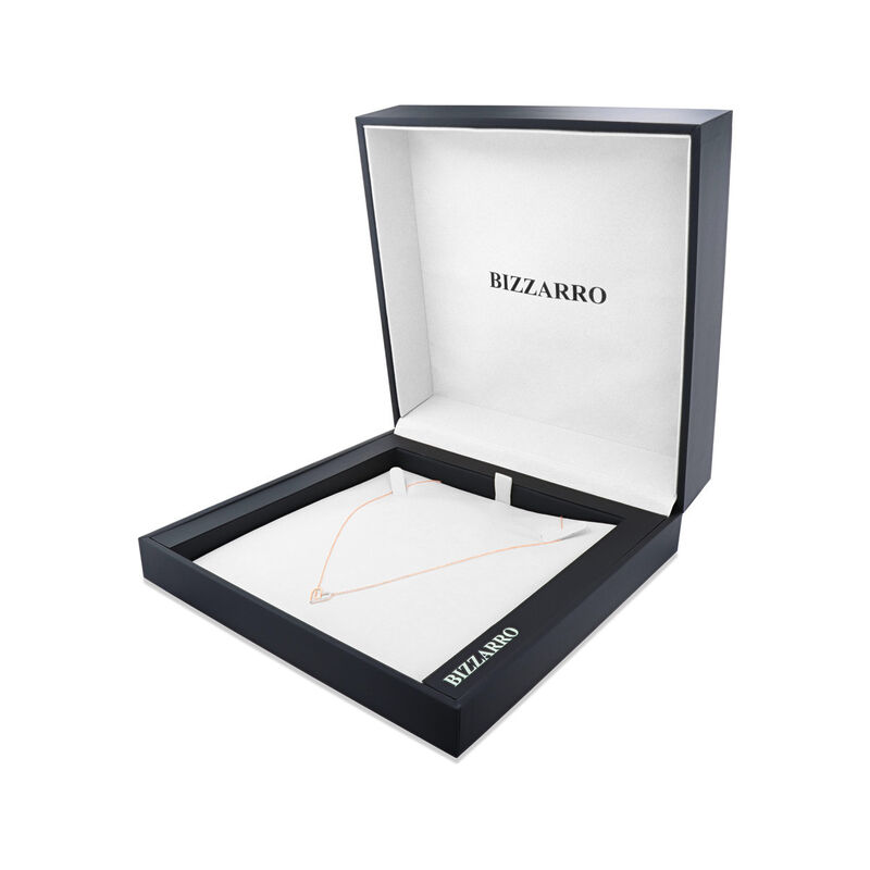 Gargantilla Coraz&oacute;n Oro Rosa 14k Con Diamantes ... image number null