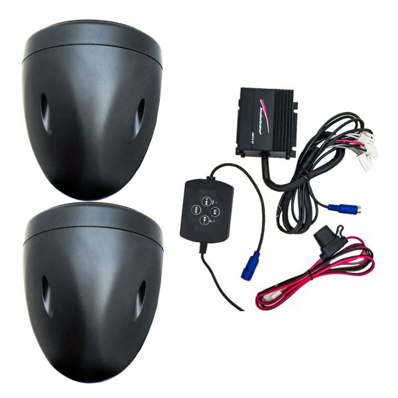 Combo de bocinas, amplificador y controlador pa... image number null