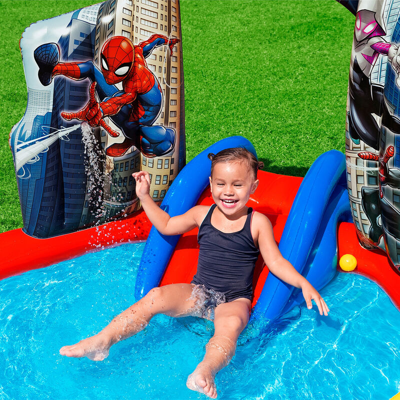 Alberca Inflable 2.11X2.06X1.27cm Spiderman con... image number null