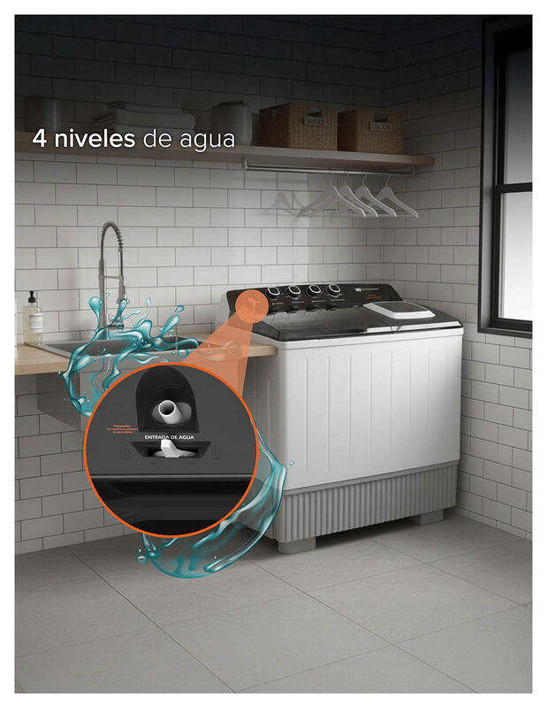 Lavadora Doble Tina  25 Kg  White Westinghouse ... image number null