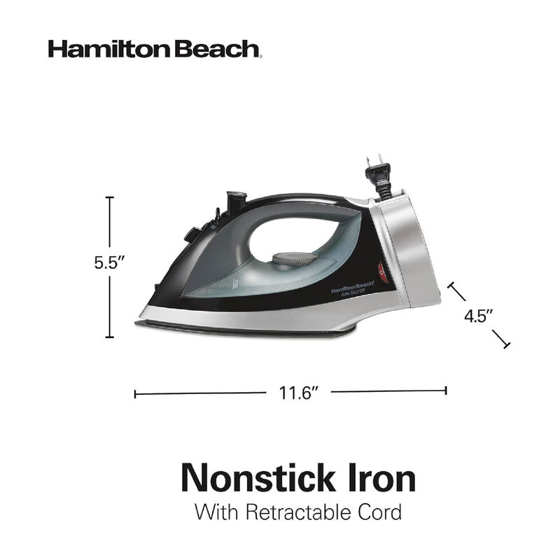 Plancha de Vapor Hamilton Beach Antiadherente 1... image number null