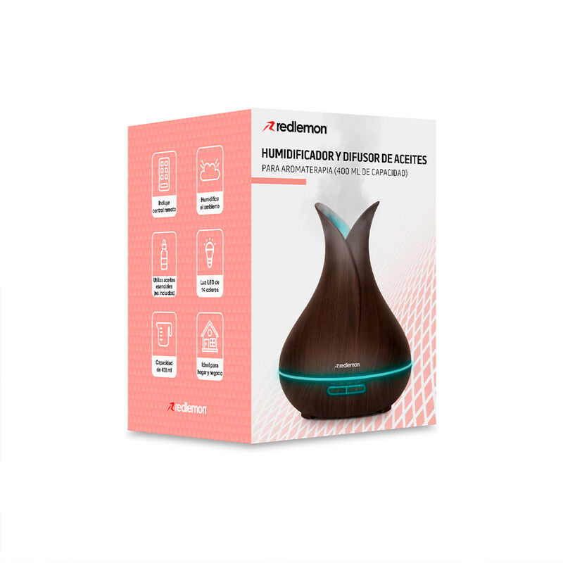 Humidificador Difusor de Aceites Esenciales Con... image number null