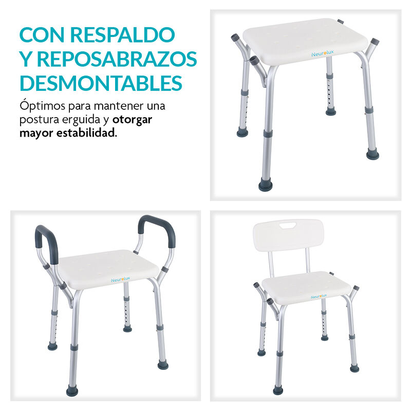 Silla para Ducha Antideslizante para Adultos Ma... image number null