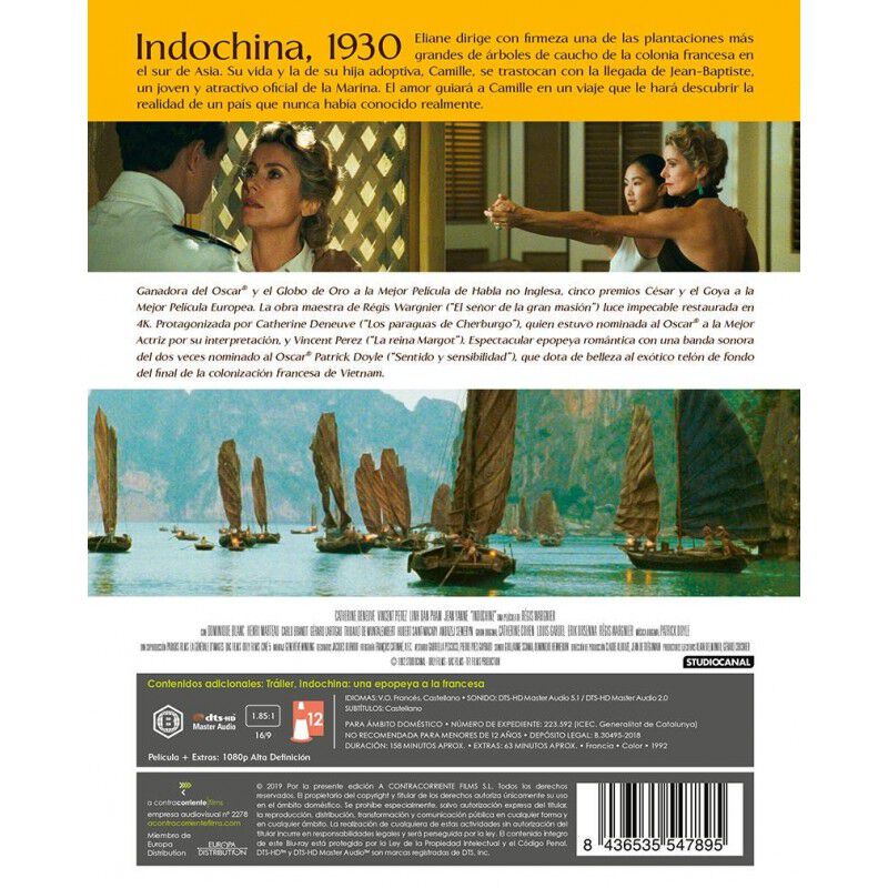 Indochina Blu-ray 1992 (Indochine) image number null