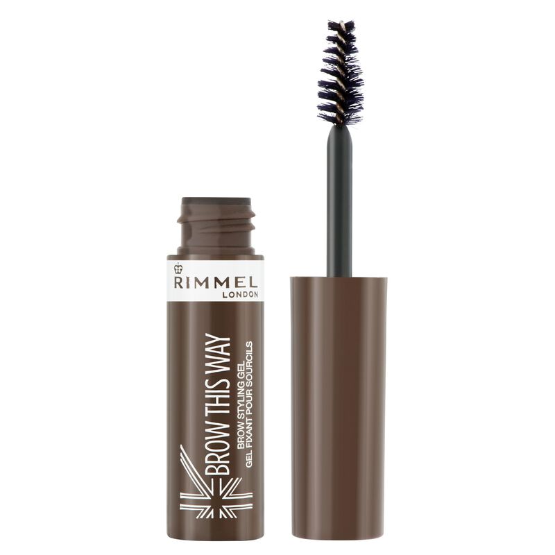 Gel Para Cejas Rimmel Brow This Way Marr&oacute;n Medi... image number null