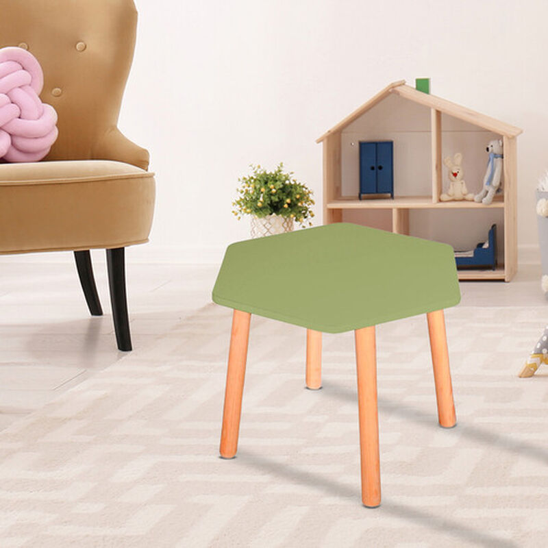 Mesa Moderna de Madera para Ni&ntilde;os-Verde image number null