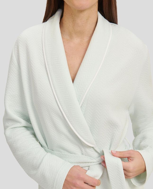 Bata Smocking de Punto Circular Verde image number null