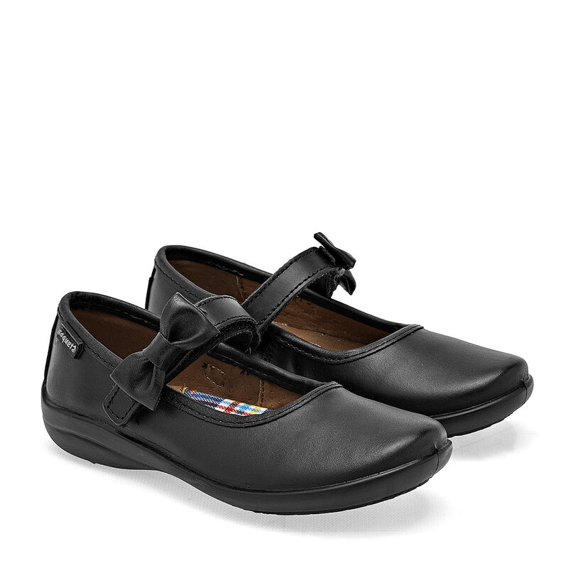 Coqueta Zapato Escolar Para Ni&ntilde;a Negro Cod 9787... image number null