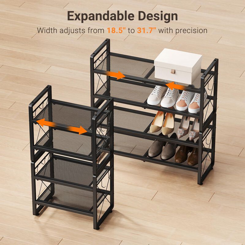 Estante Para Zapatos Elyken De 4 Niveles Expand... image number null