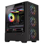 Gabinete Balam Rush Nitrox Edge Aircool 4700a, Micro Atx. Color Negro