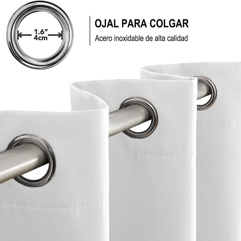 Cortinas Blackout Para Bloquear Luz Y Ruido Bla... image number null