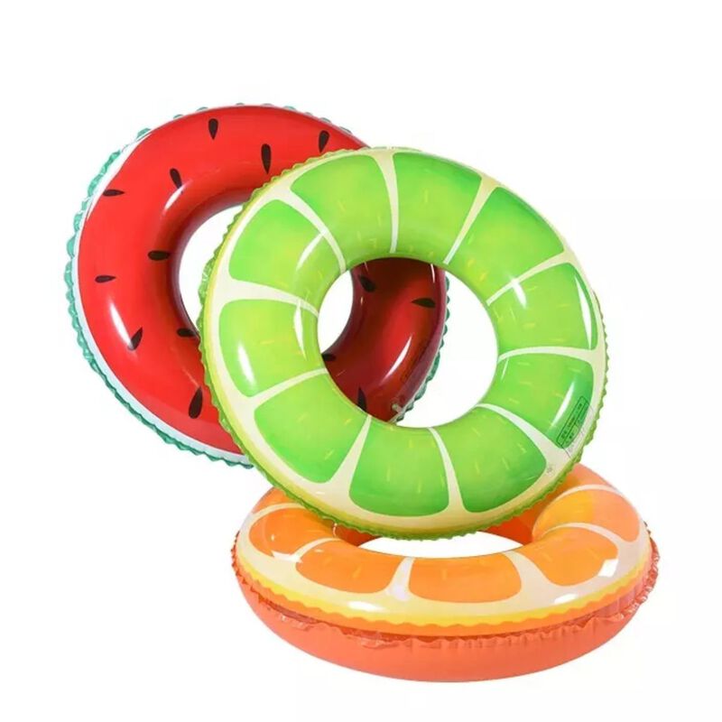 Kit de 7 Flotadores Inflables de Piscina, 4 Aro... image number null