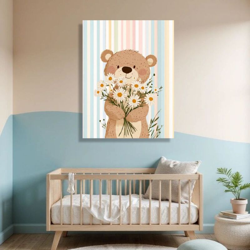 Cuadro Decorativo Impreso 70x100cm Osito image number null