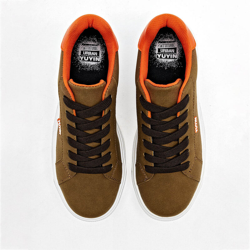 Yuyin Tenis urbano para joven camel naranja image number null