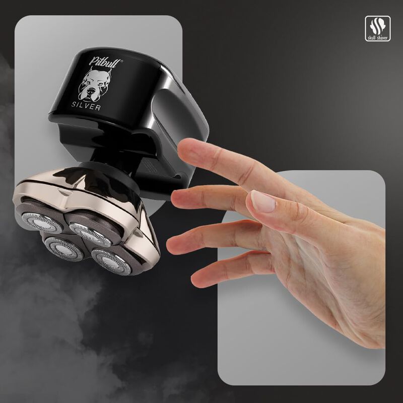 Shaver Skull Shaver Pitbull Silver Pro Sx5 De C... image number null