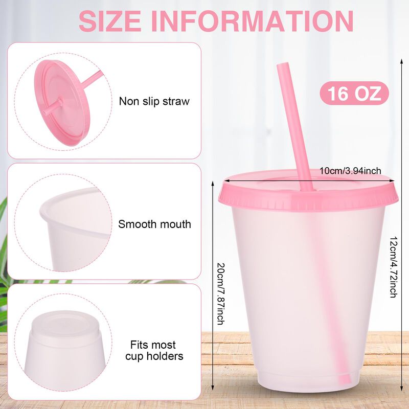 Vasos Reutilizables Sieral 15 Unidades Transpar... image number null