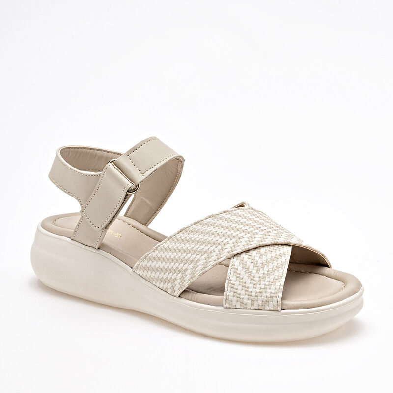 Green Love Sandalia para mujer beige image number null