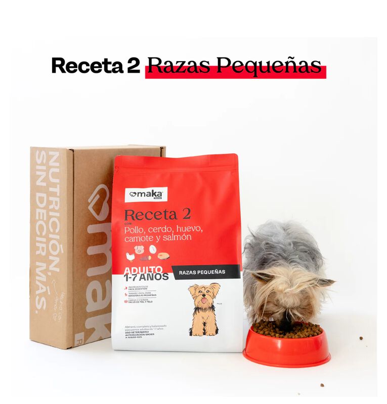Maka Receta 2 Adulto Raza Peque&ntilde;a 4 Kg,original... image number null