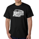 Camiseta Word Art Para Hombre - Los 70 - Negro