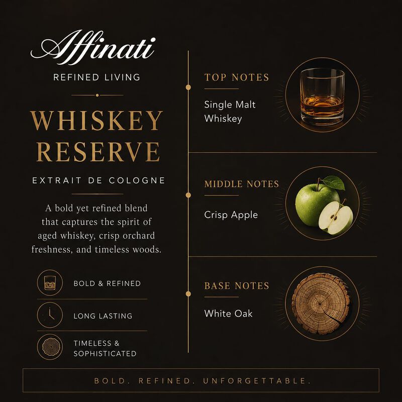 Colonia Affinati Whiskey Reserve 100 ml (2 Unid... image number null