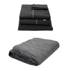 Protector De Colch&oacute;n Impermeable Rogga Lux King Size + 1 Juego De S&aacute;banas Royal Touch Negro