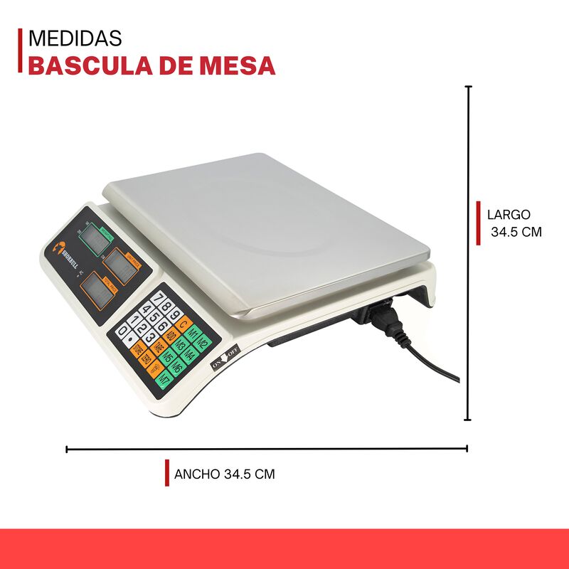 B&aacute;scula de mesa Shorbull image number null