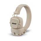 Auriculares Supraaurales Bluetooth Marshall Major V, Color Crema