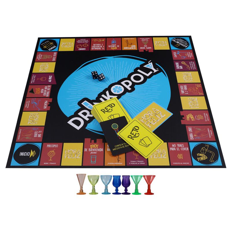Juego de Mesa para Fiestas Drinkopoly image number null