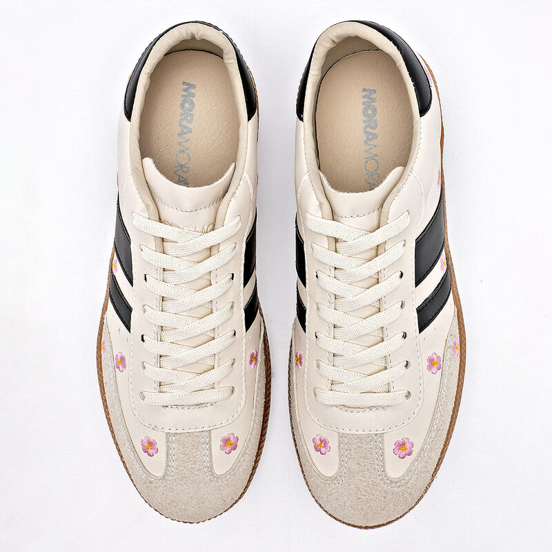 Moramora Tenis urbano para mujer latte negro image number null