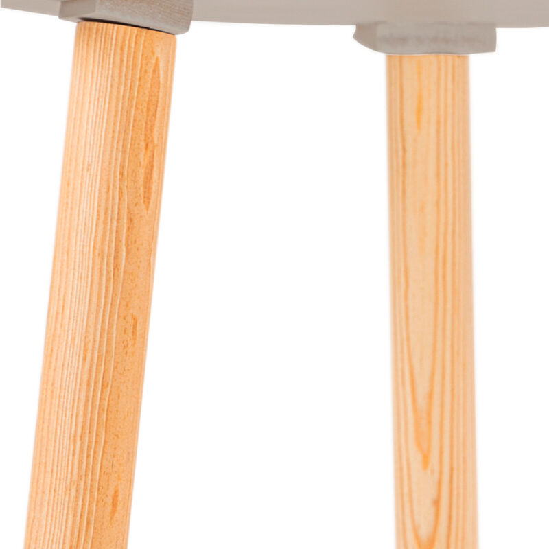 Silla Infantil Moderna de Madera Gris Oscura image number null