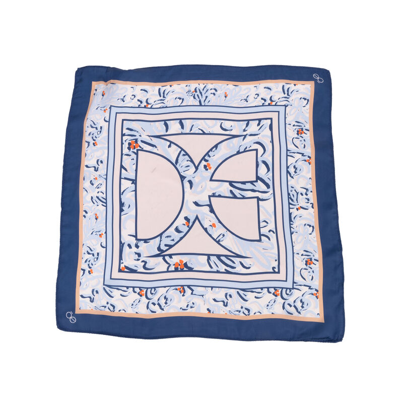 Bolsa Drawstring Mediano Con Mascada Color Negr... image number null