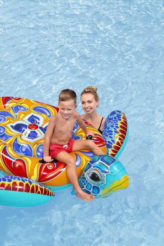 Flotador montable 1.83m x 1.73m tortuga mediter... image number null