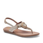 Lady One Sandalia para mujer beige