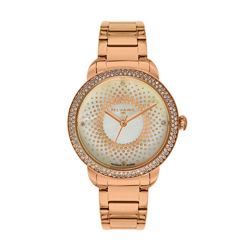 Reloj Nivada Flower Dama Dorado/Dorado Rosa Pla... image number null