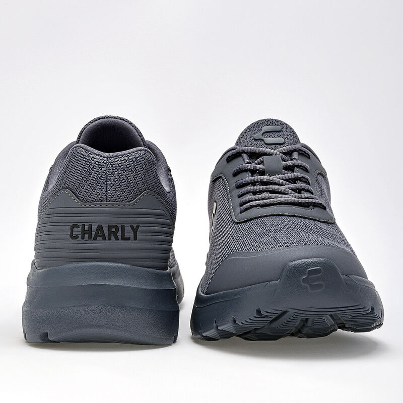 Charly Tenis deportivo para hombre. Gris, runni... image number null