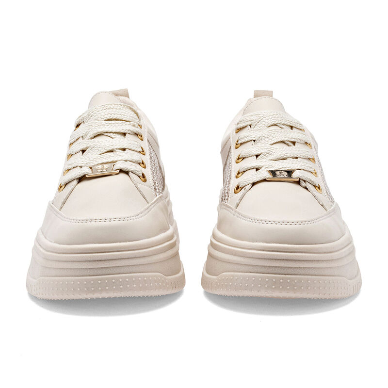 Moramora Tenis Urbano Beige Para Mujer 148979ce image number null