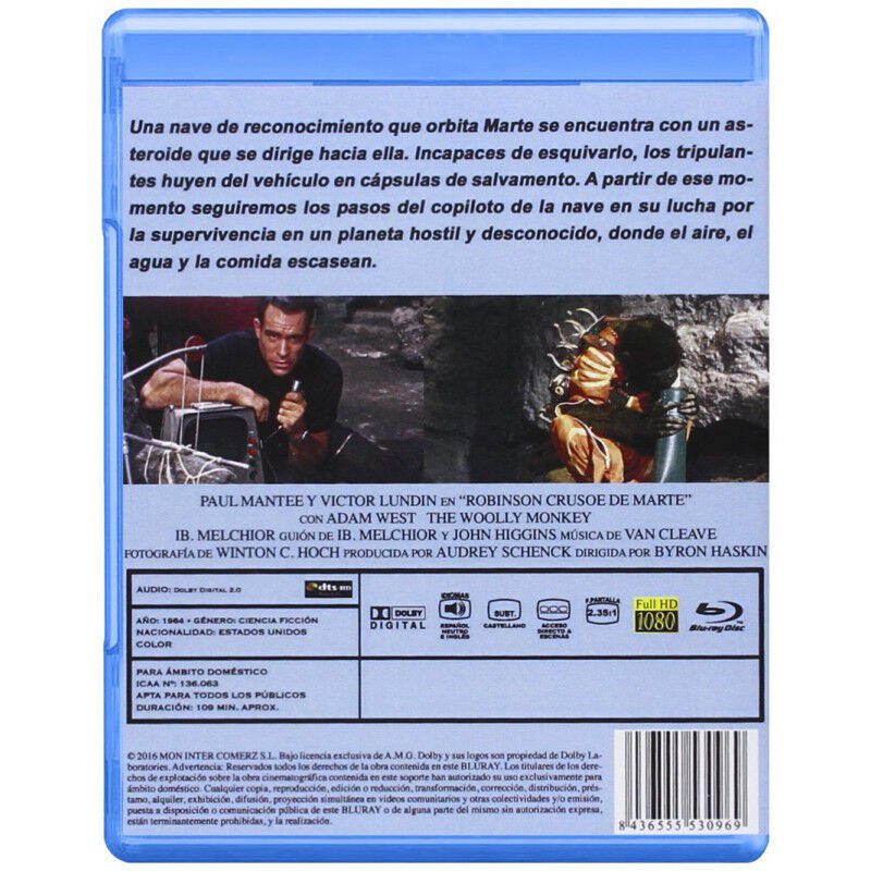 Robinson Crusoe De Marte (blu-ray) image number null