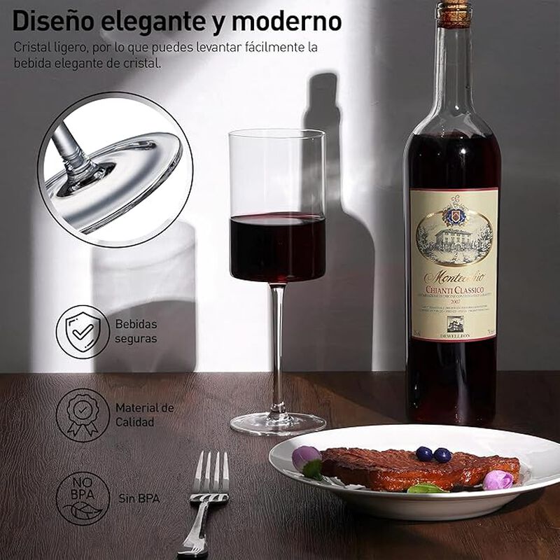 Set de 4 Copas 450 ml Bluelander image number null