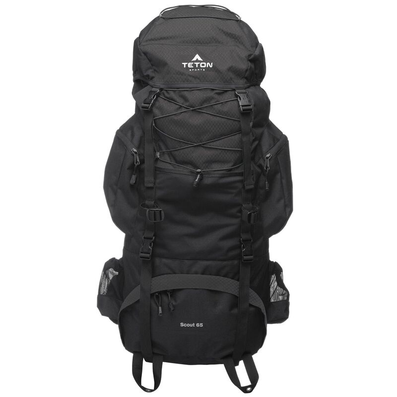 Mochila Para Senderismo Scout 65l Negra Teton image number null