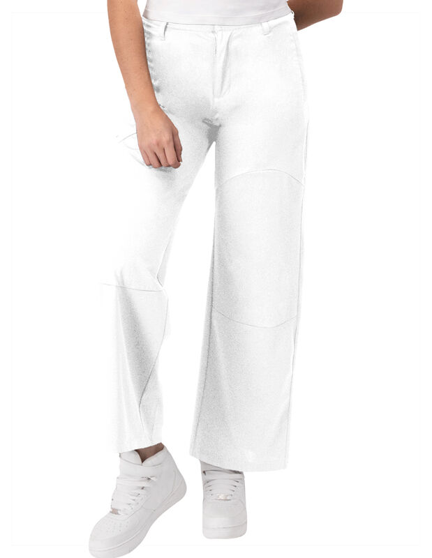 Pantal&oacute;n Mujer Premium Cintura Alta Blanco Roos... image number null