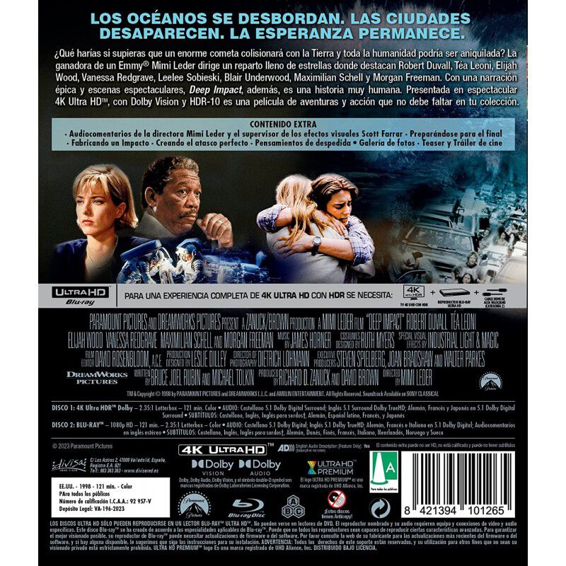 Deep Impact (4K UHD + Blu-ray) [Blu-ray] image number null
