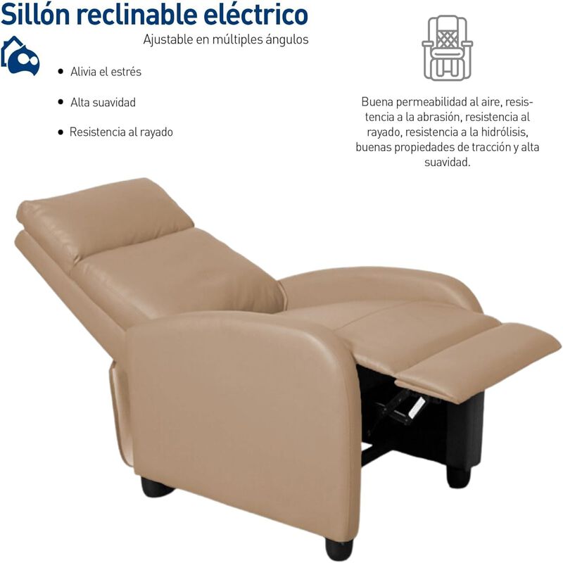 Sill&oacute;n Reclinable Individual Bluelander image number null
