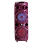 Bafle Amplificado Fussion Pbs-2X8006Rd 2X8" Bazooka 40,000W Roja End