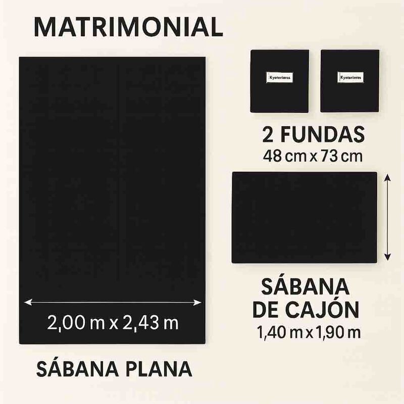 Juego de S&aacute;banas Tacto Algod&oacute;n Suaves y Durader... image number null