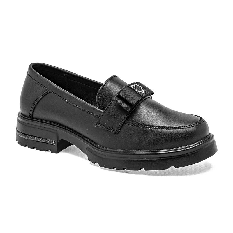 Yuyin Zapato Escolar Negro Para Ni&ntilde;a 146533cd image number null