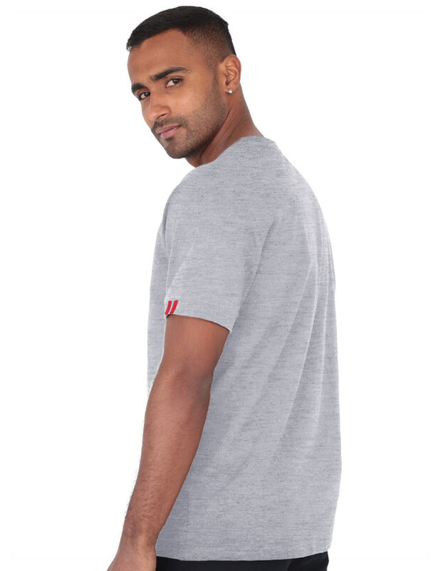 Playera Casual Caballero Premium Estampada Gris... image number null