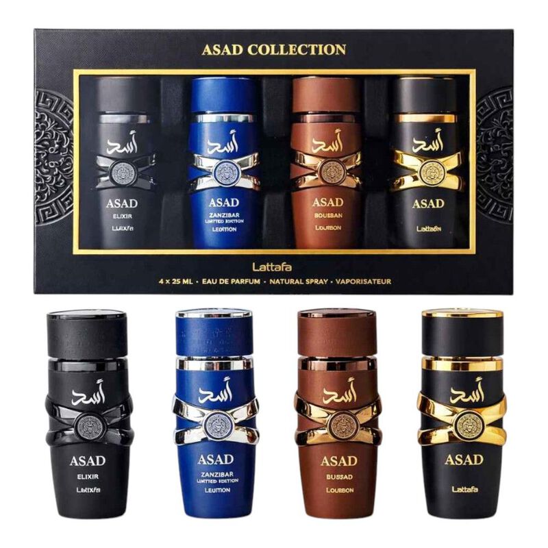 Perfume Lattafa Asad Collection Set 4 Piezas 25... image number null