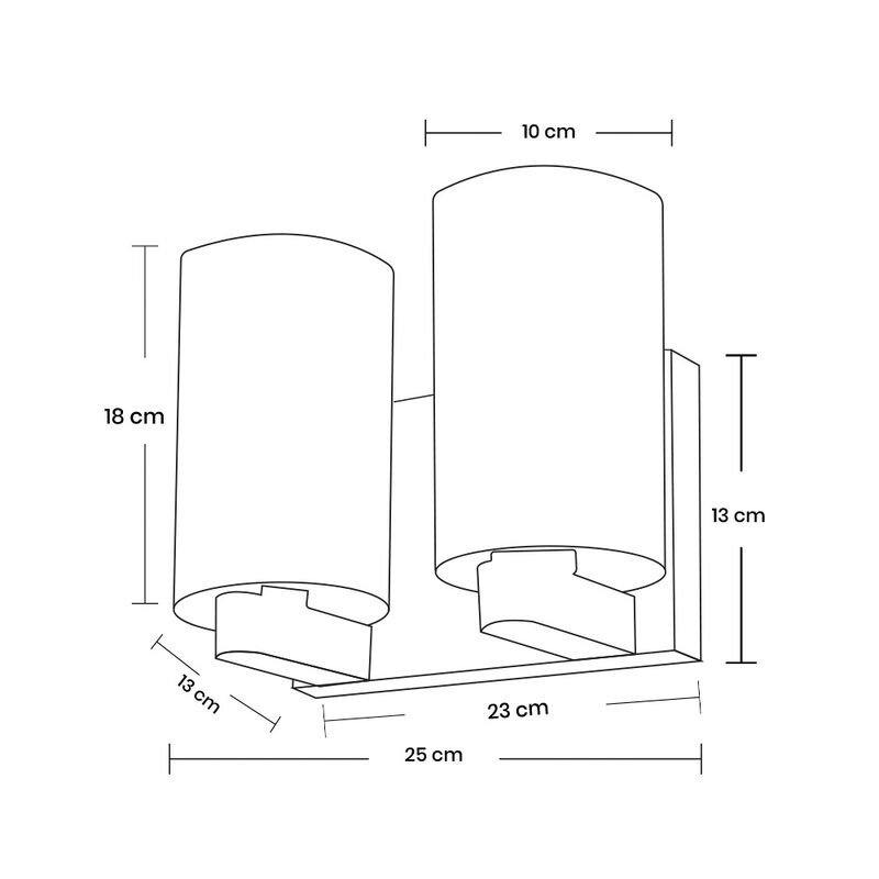 mil luces Lámpara de Pared  KORIS II image number null