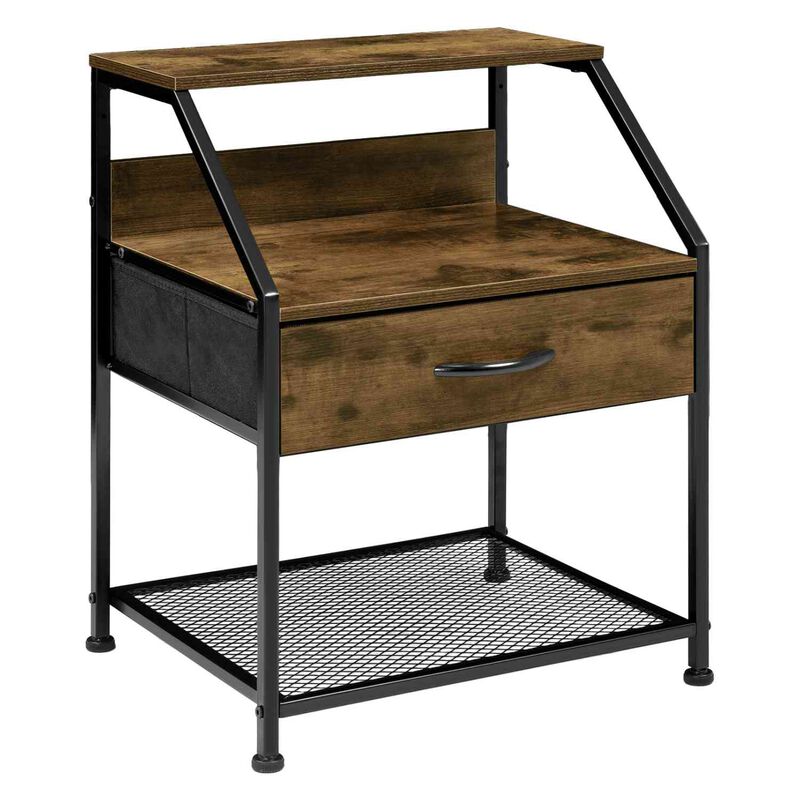 Mueble Buro Comoda Mesa Noche Balda 1 Cajon Mod... image number null